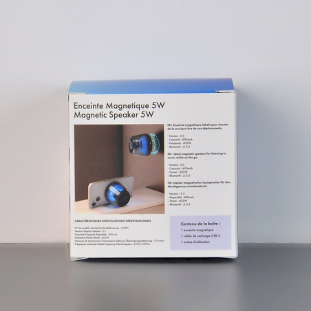 Mini enceinte personnalisable magnétique 600mAh Daewoo Pulsar
