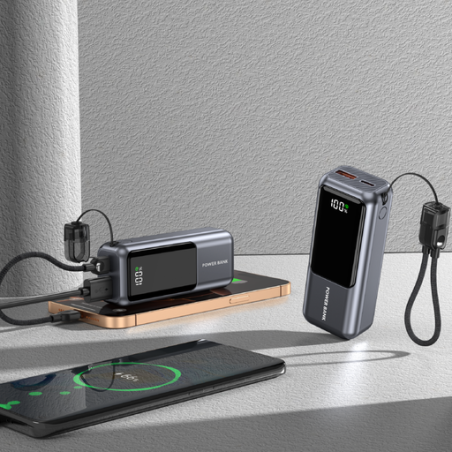 Powerbank personnalisable en ABS recyclé 10000 mAh Greg