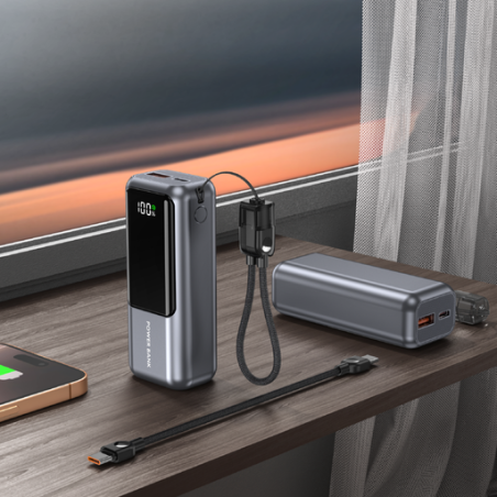 Powerbank personnalisable en ABS recyclé 10000 mAh Greg