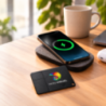 Chargeur à induction personnalisable avec carte traceur incluse Charlie Chargeur à induction personnalisable avec carte traceur incluse Charlie