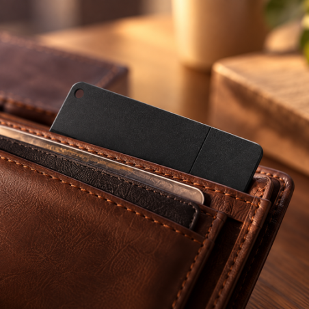 Chargeur à induction personnalisable avec carte traceur incluse Charlie