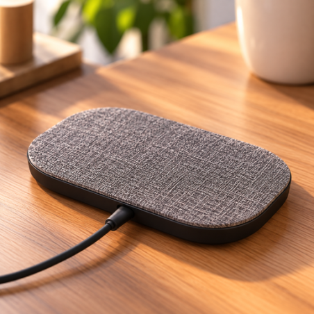 Chargeur à induction personnalisable avec carte traceur incluse Charlie