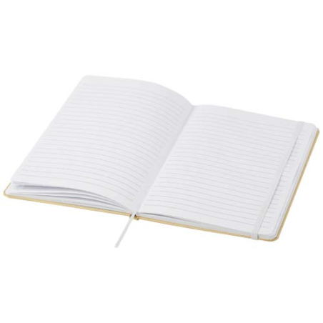 Carnet A5 personnalisable à couverture rigide Nelida en carton recyclé