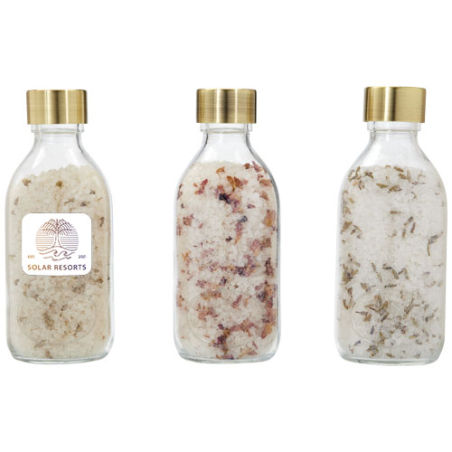 Coffret cadeau avec sel de bain WELLmark Just Relax avec 3&nbsp;pièces de 200&nbsp;ml