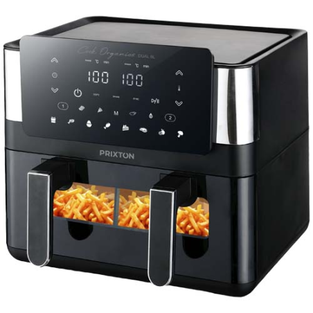 Friteuse à air double 8&nbsp;L Prixton Cook Organics