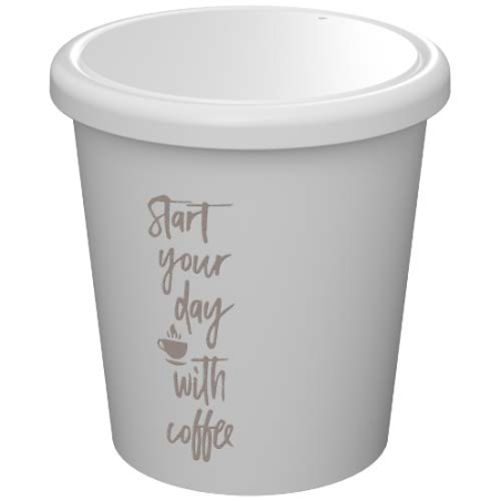 Gobelet Americano® personnalisable avec couvercle en plastique PP 100&nbsp;ml Piccolo Made in UK