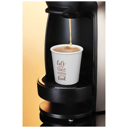 Gobelet Americano® personnalisable avec couvercle en plastique PP 100&nbsp;ml Piccolo Made in UK