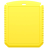 Grattoir à glace personnalisable Thrym rectangulaire en plastique recyclé