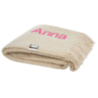 Plaid personnalisable Ivy en mohair RPET ultra-doux Plaid personnalisable Ivy en mohair RPET ultra-doux