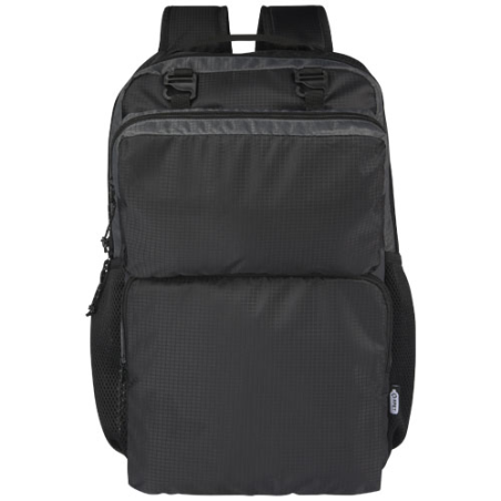 Sac ordinateur personnalisable Trailhead de 14&nbsp;L recyclé GRS bicolore 15&nbsp;pouces