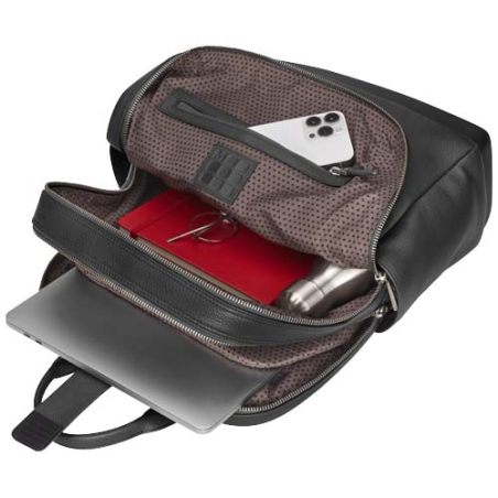 Sac à dos Moleskine personnalisable 15 pouces - Classic Pro en cuir - Fabrication Italienne