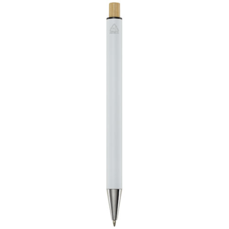 Stylo bille personnalisé en aluminium recyclé Cyrus encre noire