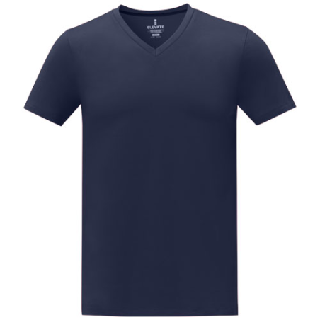T-shirt publicitaire Somoto manches courtes col v - Homme - 100% coton 160 g/m2 - XS à 3XL
