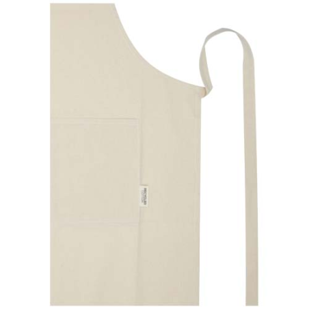 Tablier personnalisé en coton recyclé 200&nbsp;g/m² - Nia