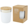 Mug isotherme personnalisé Lagan de 300 ml en acier inoxydable et bambou Mug isotherme personnalisé Lagan de 300 ml en acier inoxydable et bambou