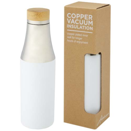 Bouteille isotherme personnalisable Hulan de 540&nbsp;ml en acier inoxydable