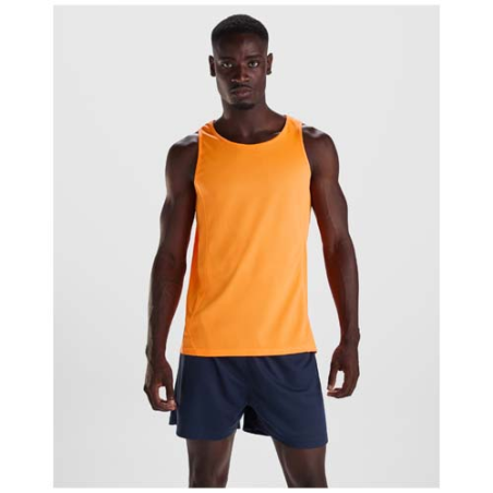 Débardeur de sport personnalisé en polyester 140g/m² pour homme - S à 2XL