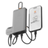 Batterie de secours solaire personnalisable Xtorm XG2S101 Go2 de 10&nbsp;000&nbsp;mAh et 15&nbsp;W avec éclairage
