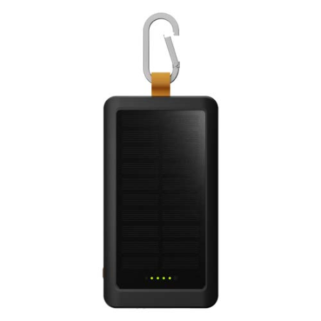 Batterie de secours solaire personnalisable Xtorm XG2S101 Go2 de 10&nbsp;000&nbsp;mAh et 15&nbsp;W avec éclairage