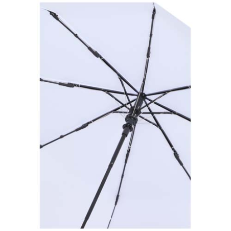 Parapluie personnalisable pliable 21 pouces à ouverture automatique en RPET Agnes