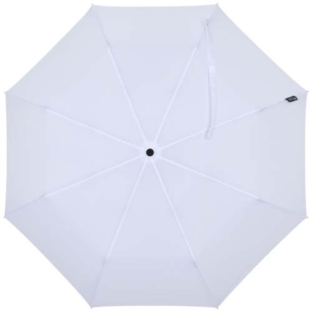 Parapluie personnalisable pliable 21 pouces à ouverture automatique en RPET Agnes