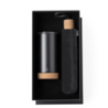 Coffret publicitaire Parapluie et gobelet isotherme en acier inoxydable et RPET Neolux Coffret publicitaire Parapluie et gobelet isotherme en acier inoxydable et RPET Neolux