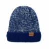 Bonnet tricoté avec son patch en daim personnalisable - PUNTOS Bonnet tricoté avec son patch en daim personnalisable - PUNTOS