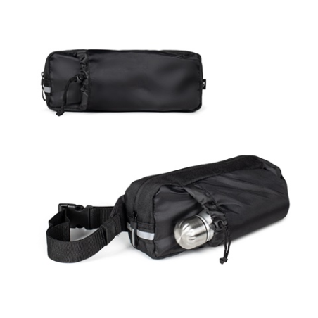 Banane personnalisable avec emplacement spéciale gourde et éléments réfléchissants - DELFOS POUCH SHINY
