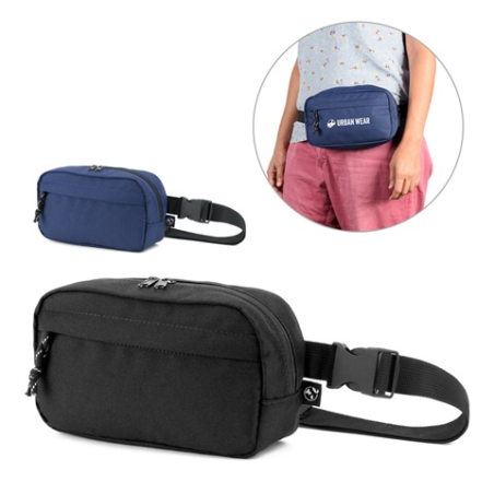 Sac banane personnalisable en RPET 600D - MYKONOS