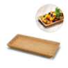 Plateau en bambou personnalisé 25,5 x 13 x 1,8 cm - MUSTARD