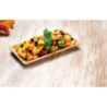 Plateau en bambou personnalisé 25,5 x 13 x 1,8 cm - MUSTARD