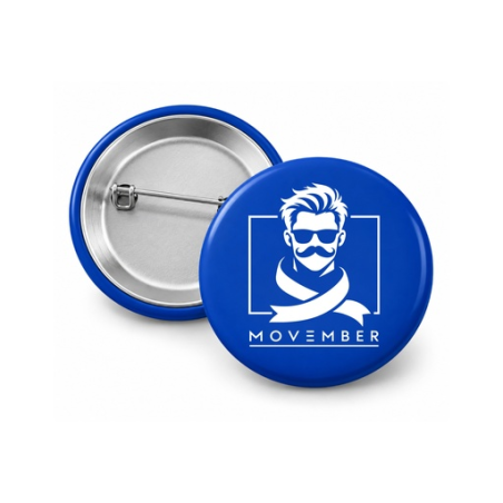 Badge publicitaire ∅ 2,5 à 5 cm Movember
