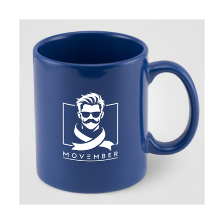 Mug personnalisable en céramique colorée 335 ml Seattle classic Movember