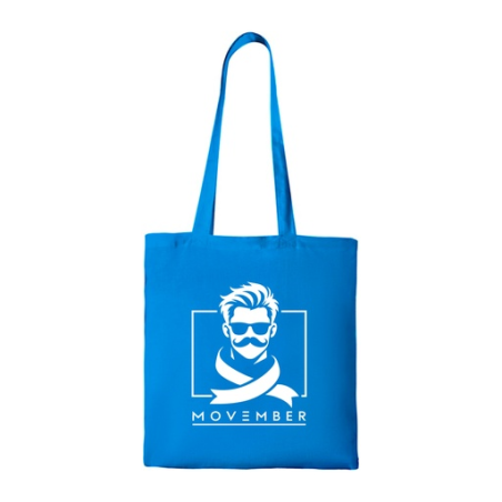 Tote bag personnalisé coton Madras 140 gr/m² 7L - Movember