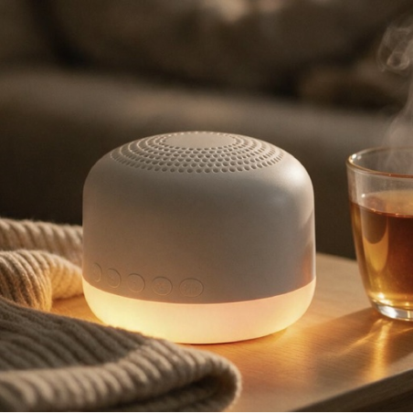 Enceinte bluetooth 5W avec base lumineuse + 15 ambiances sonores - Naia