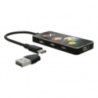 Hub publicitaire LED avec ports USB-A USB-C et port HDMI Hub publicitaire LED avec ports USB-A USB-C et port HDMI