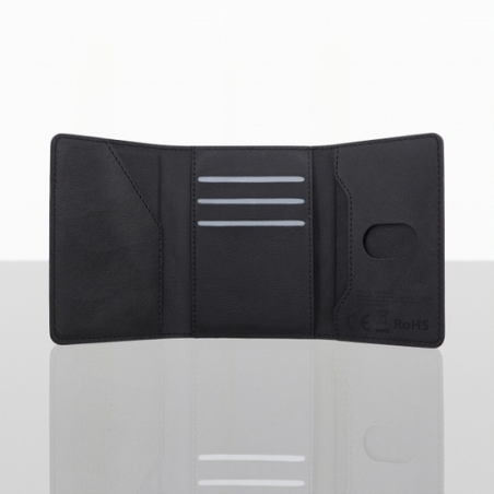 Porte-carte personnalisable anti-RFID avec tracker