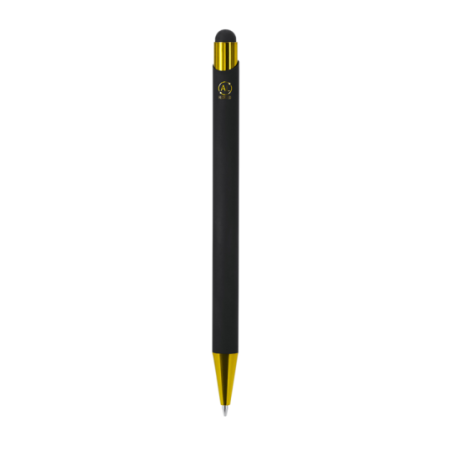 Stylo stylet personnalisé en aluminium recyclé pour gravure miroir - encre bleue - Pilgrim