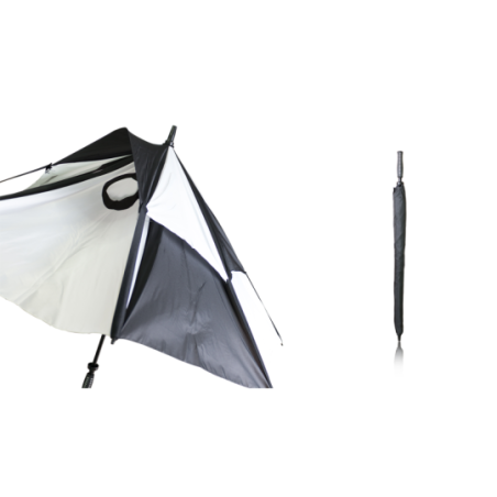 Parapluie golf & tempête personnalisable bicolore - Ø135cm - Budyx