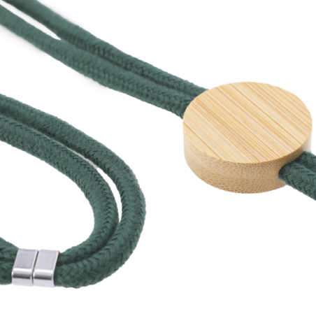Tour de cou pour smartphone personnalisable en coton et bambou - Support Thorne