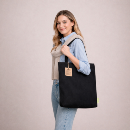 Tote bag publicitaire 100% coton bio 140 g/m2 Klimbou