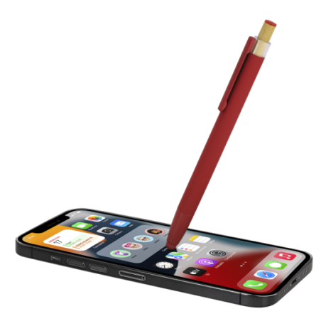 Stylo stylet personnalisé en aluminium recyclé GRS - Kiner
