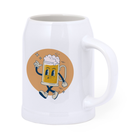 Choppe de bière personnalisée en céramique Sublimation 700 ml Heim