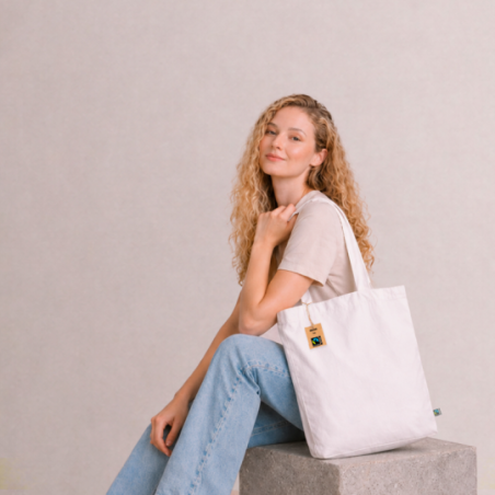 Tote bag publicitaire 100% coton 180g/m2 Inova Fairtrade