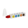 Boîte personnalisable en plastique de 6 crayons de cire Daclor Boîte personnalisable en plastique de 6 crayons de cire Daclor