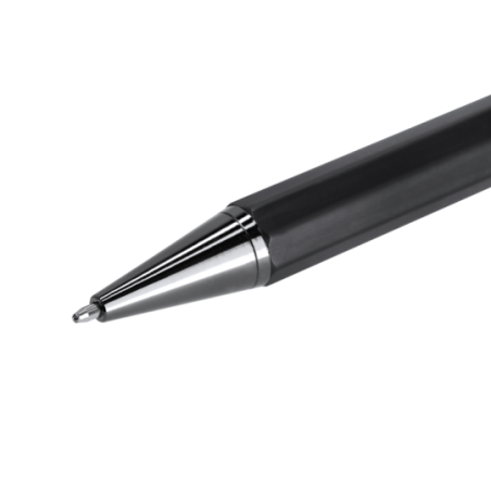 Set personnalisé stylo et roller en aluminium et acier inoxydable - Encre bleue