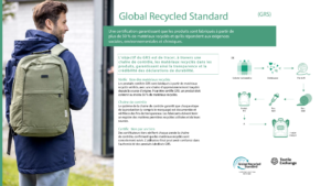 Infographie expliquant ce que signifie la certification "Global Recycled Standard".