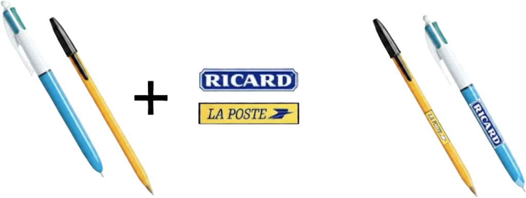 bic + ricard et la poste