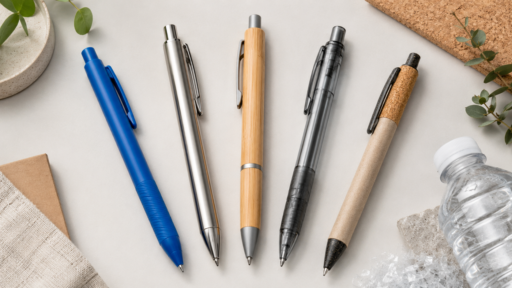 quelle matiere pour un stylo publicitaire