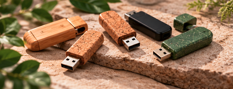 différentes clés usb de différentes matières